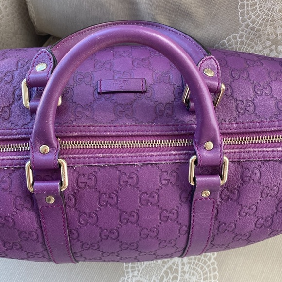 Gucci purple leather speedy. - Picture 3 of 16